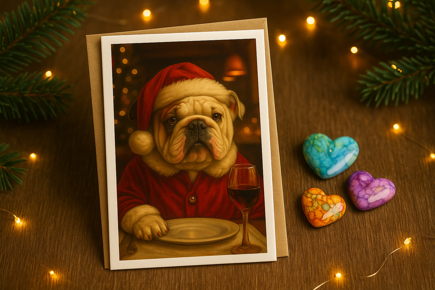 Brievenbus cadeau klein - Dier in pak print 13x18 cm + kadootje