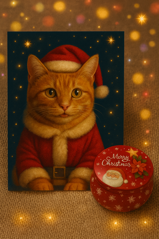 Brievenbus cadeau klein - Dier in pak print 13x18 cm + kadootje