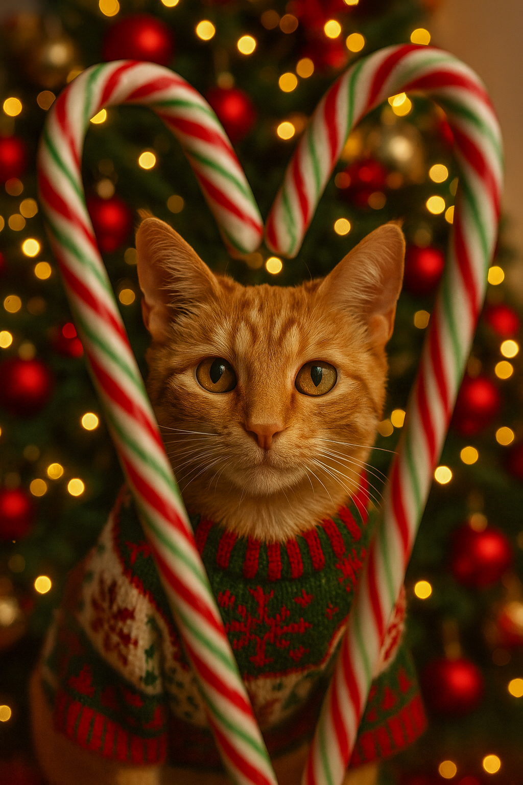 Dier in pak - Kerst editie - Digitaal portret op maat